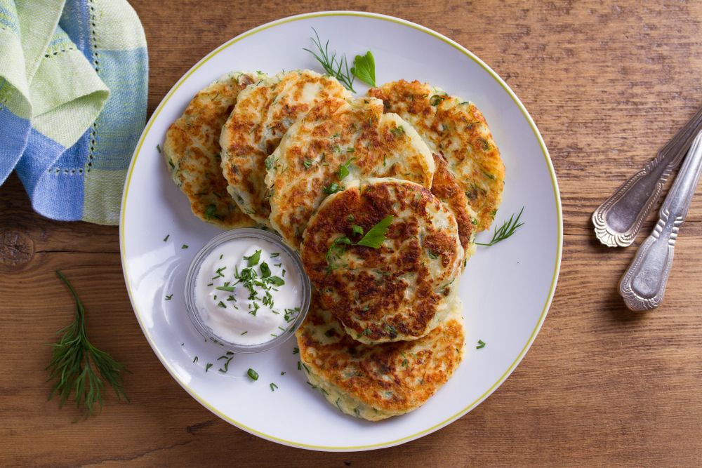 Süßkartoffelkuchen mit Koriander